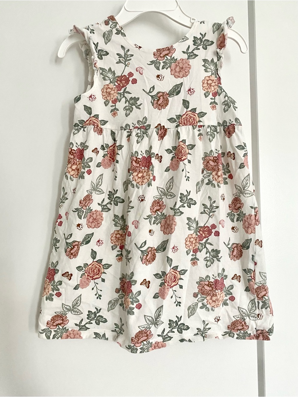 Toddler Girl Floral Cotton Dress - 3T